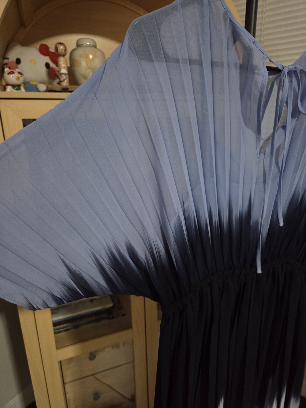 Banana Republic Blue and Black Ombre Midi Dress - Picture 5 of 9